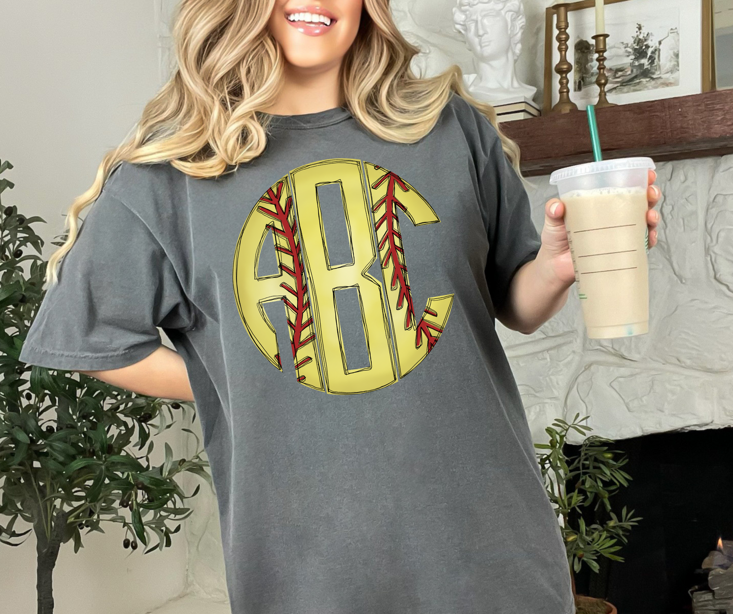 Softball Monogram