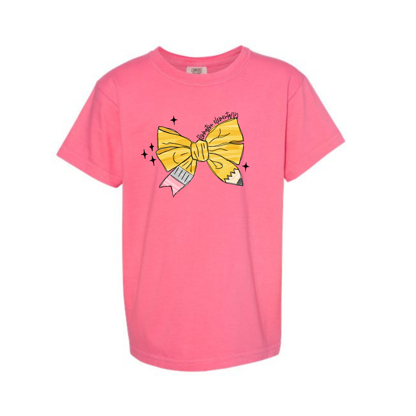 Pencil Bow Flomaton Comfort Colors Tee
