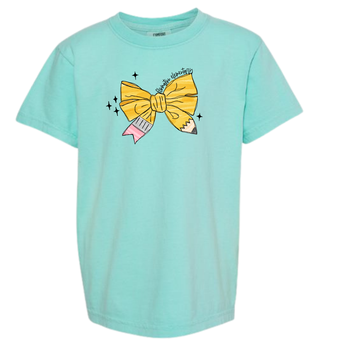 Pencil Bow Flomaton Comfort Colors Tee