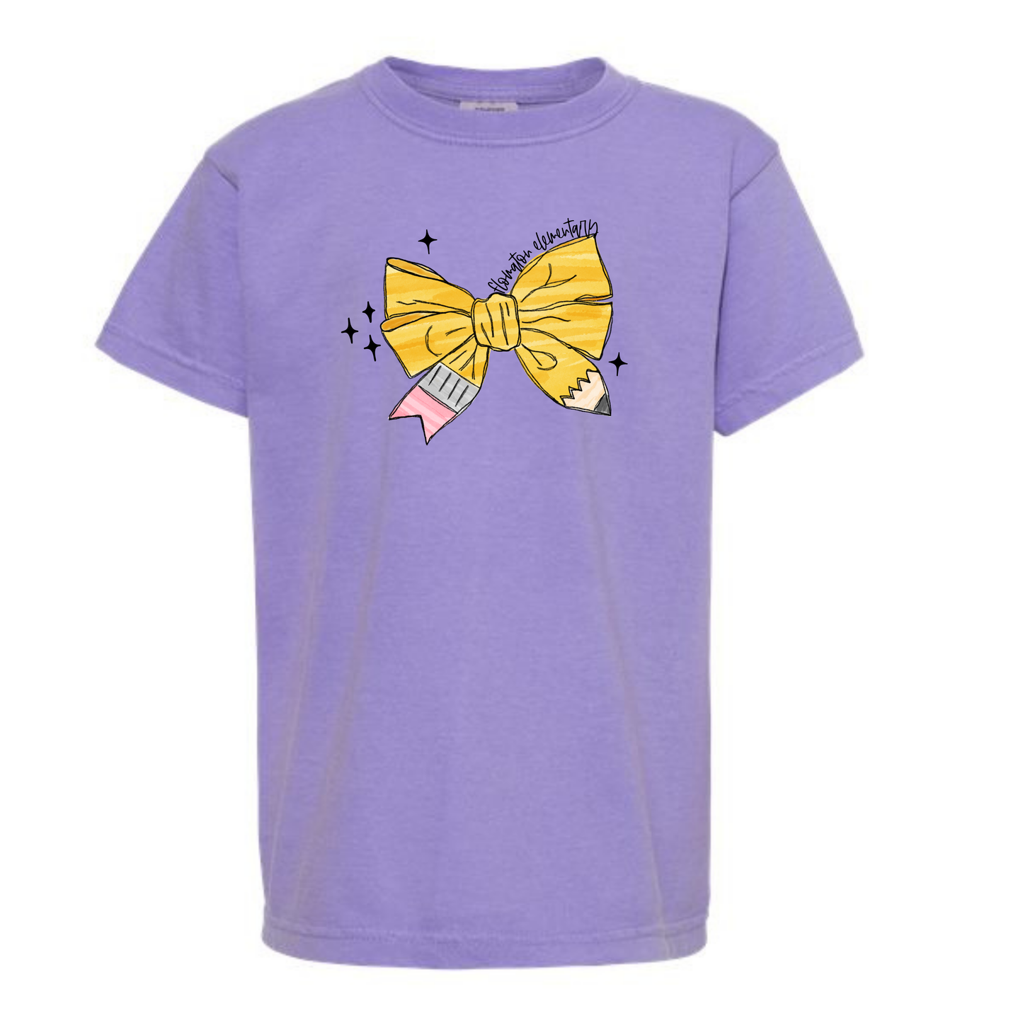 Pencil Bow Flomaton Comfort Colors Tee