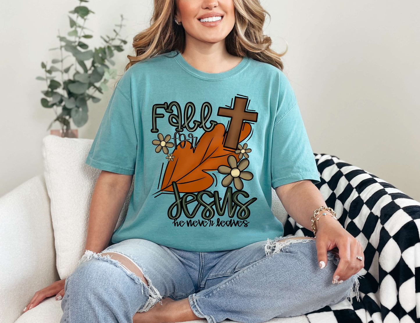 Fall for Jesus He Never Leaves