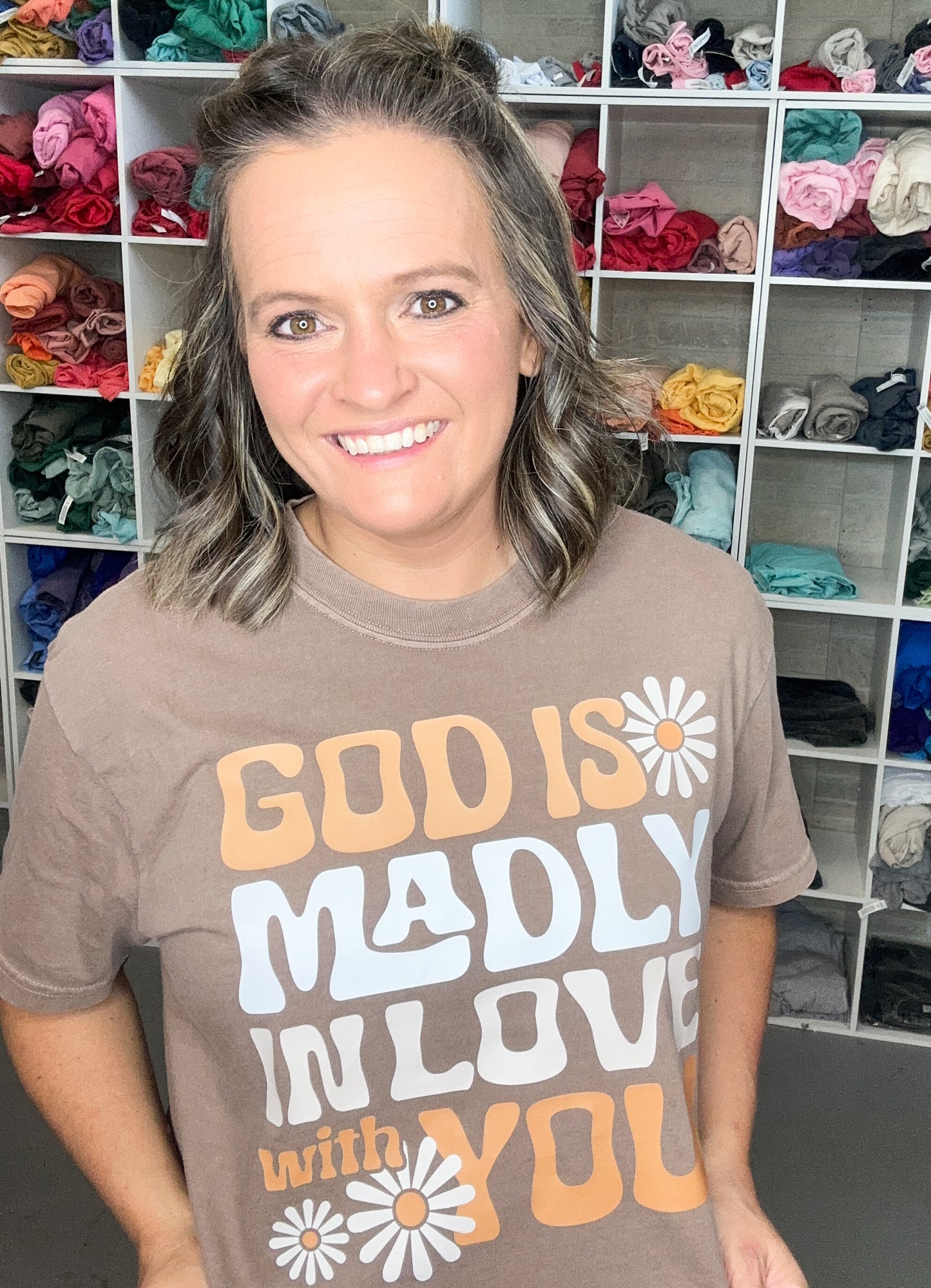 God is madly in love with you