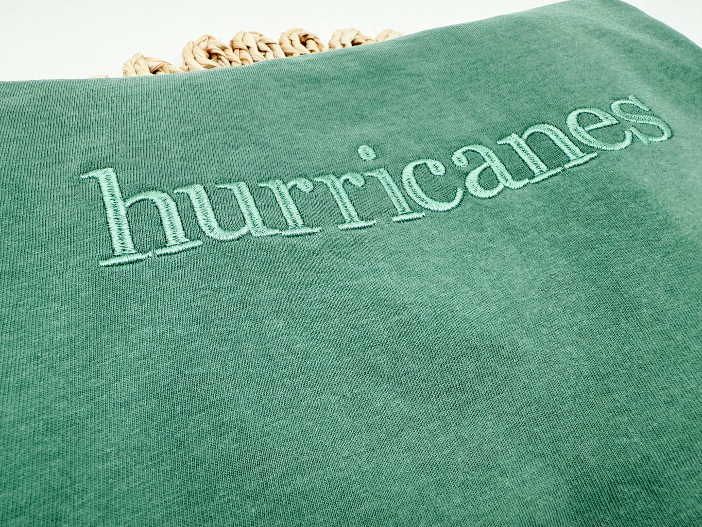 Hurricanes monochromatic Embroidered Comfort Colors Tee