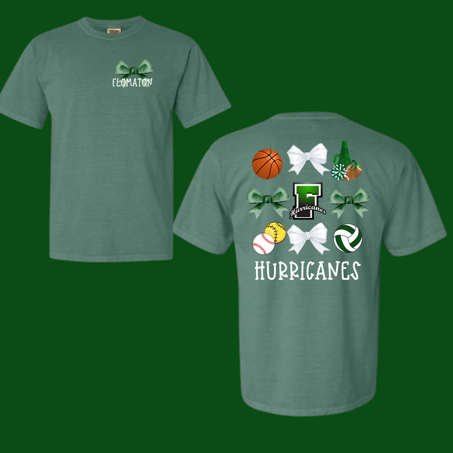 Flomaton Bow Spirit Tee (Comfort Colors Tee)