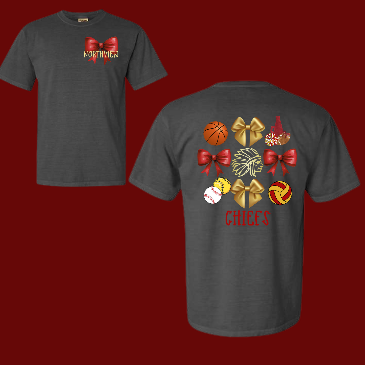 Northview Chiefs Bow Spirit Tee