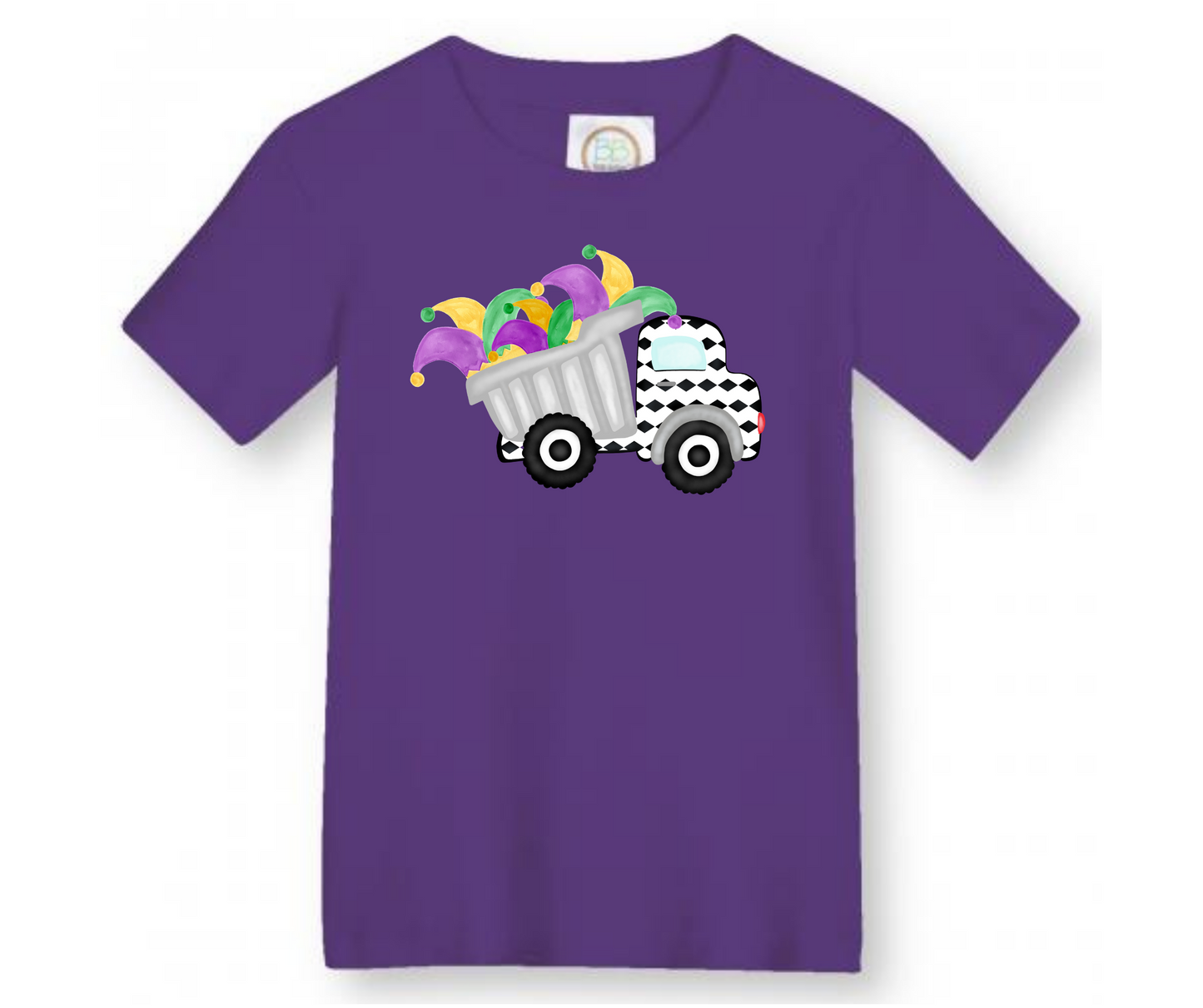 Dump truck Mardi Gras
