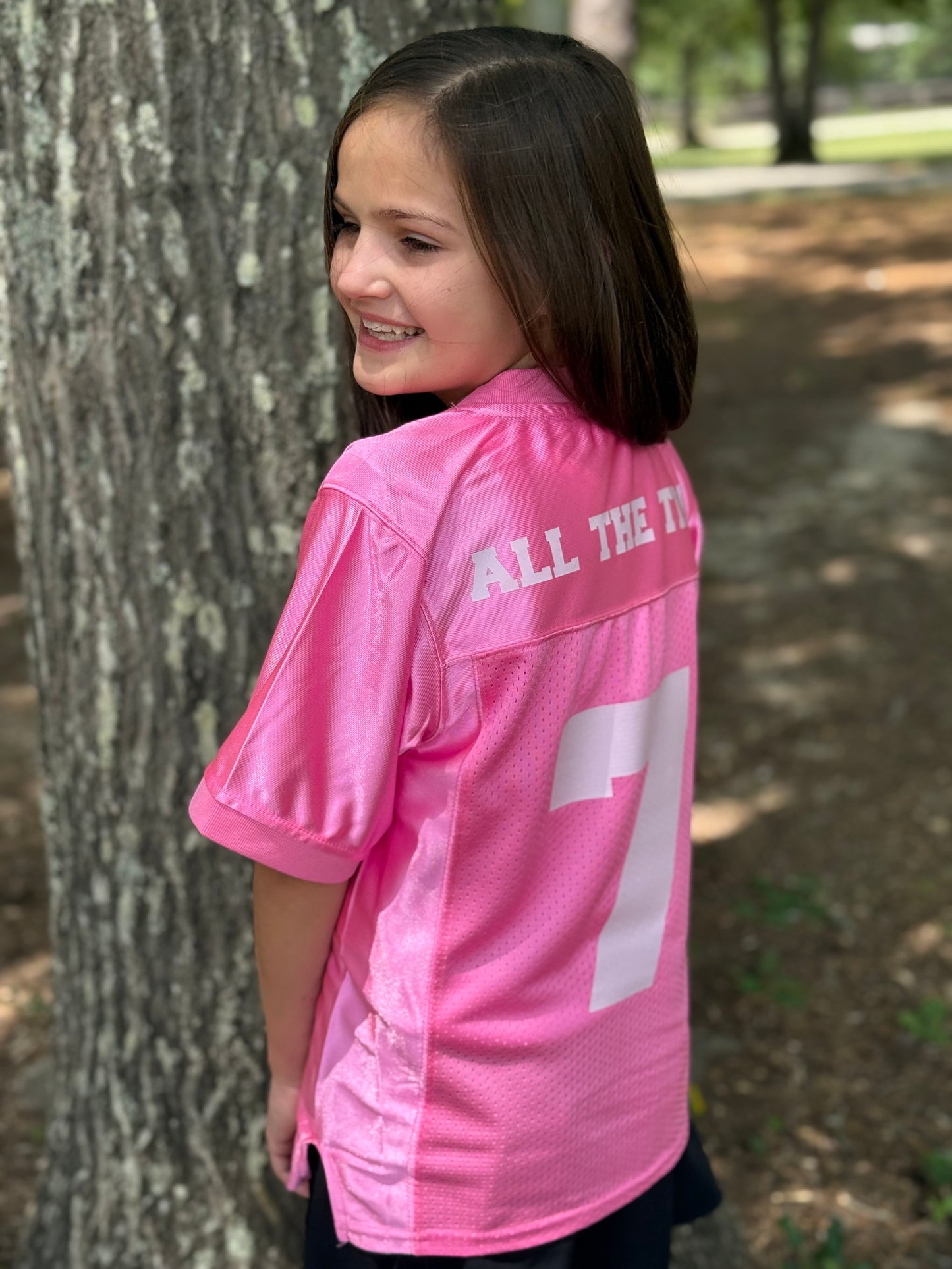 God is good all the time Pink Jersey