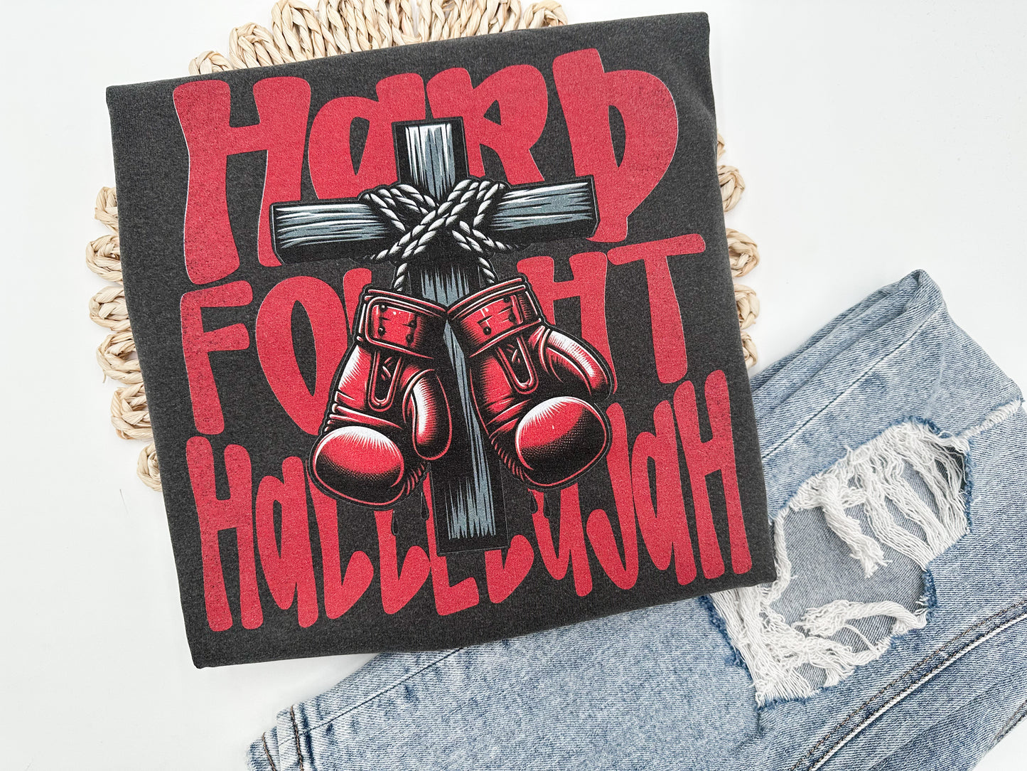 Fight for Futures/Hard Fought Hallelujah Tee (Fundraiser for Missions to search for missing kids)