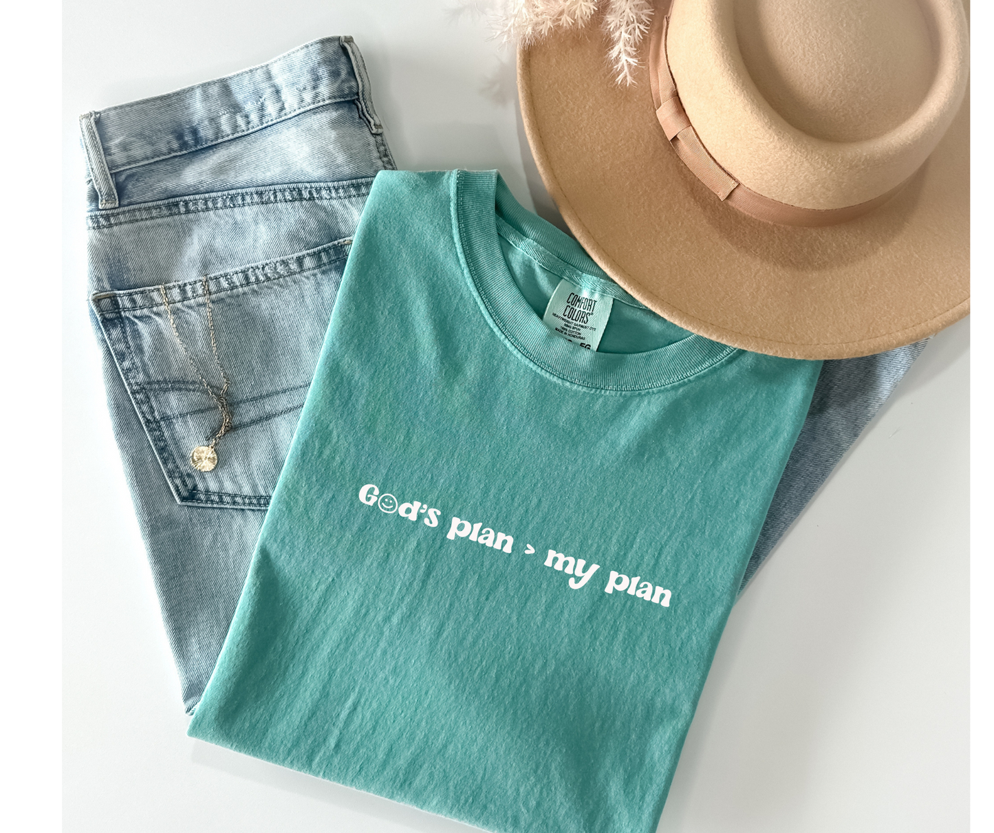 ⭐️ WOW Wednesday ⭐️ God's Plan>my plan tee Mystery Color
