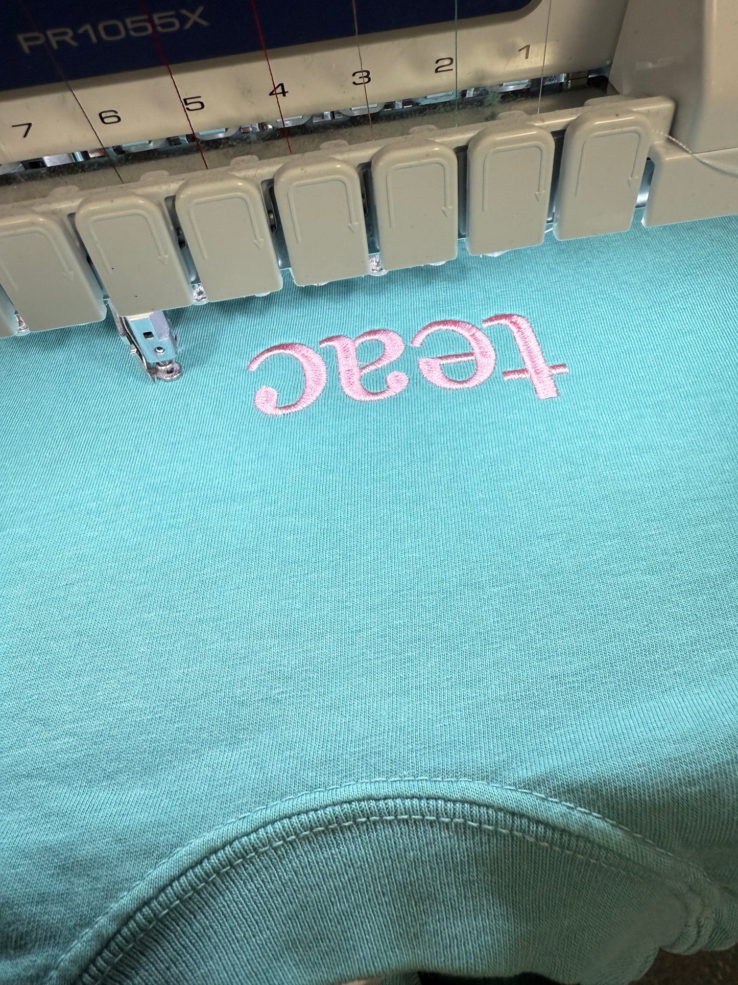 Custom Embroidered Saying/Name Comfort Colors Tee