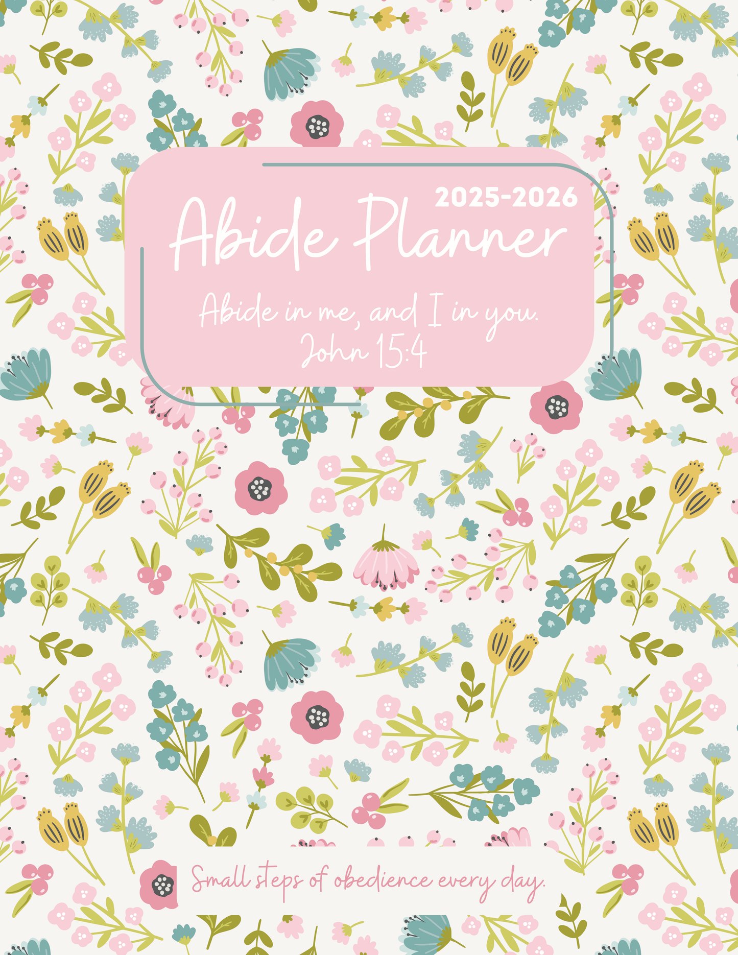 Abide Planner 12 Month or 18 month Option