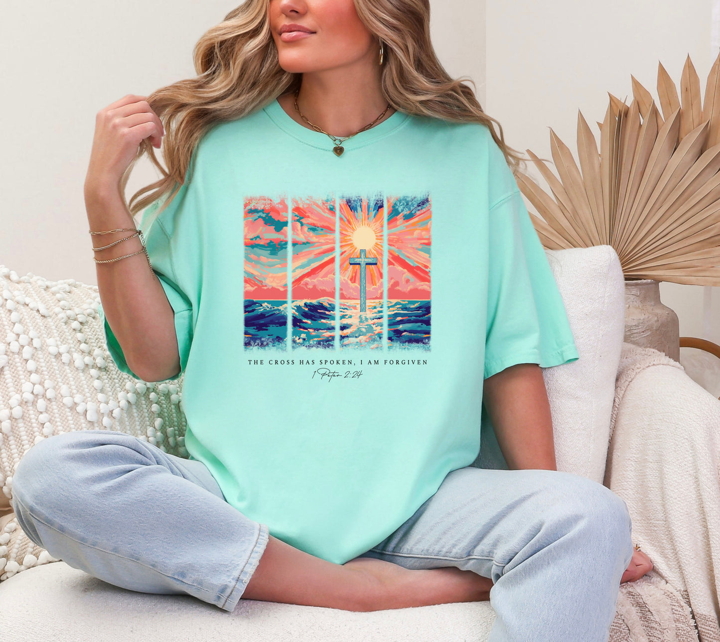 The cross has spoken, I am forgiven