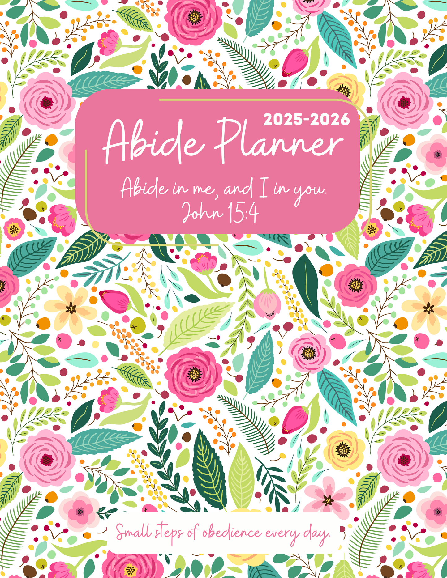 Abide Planner 12 Month or 18 month Option