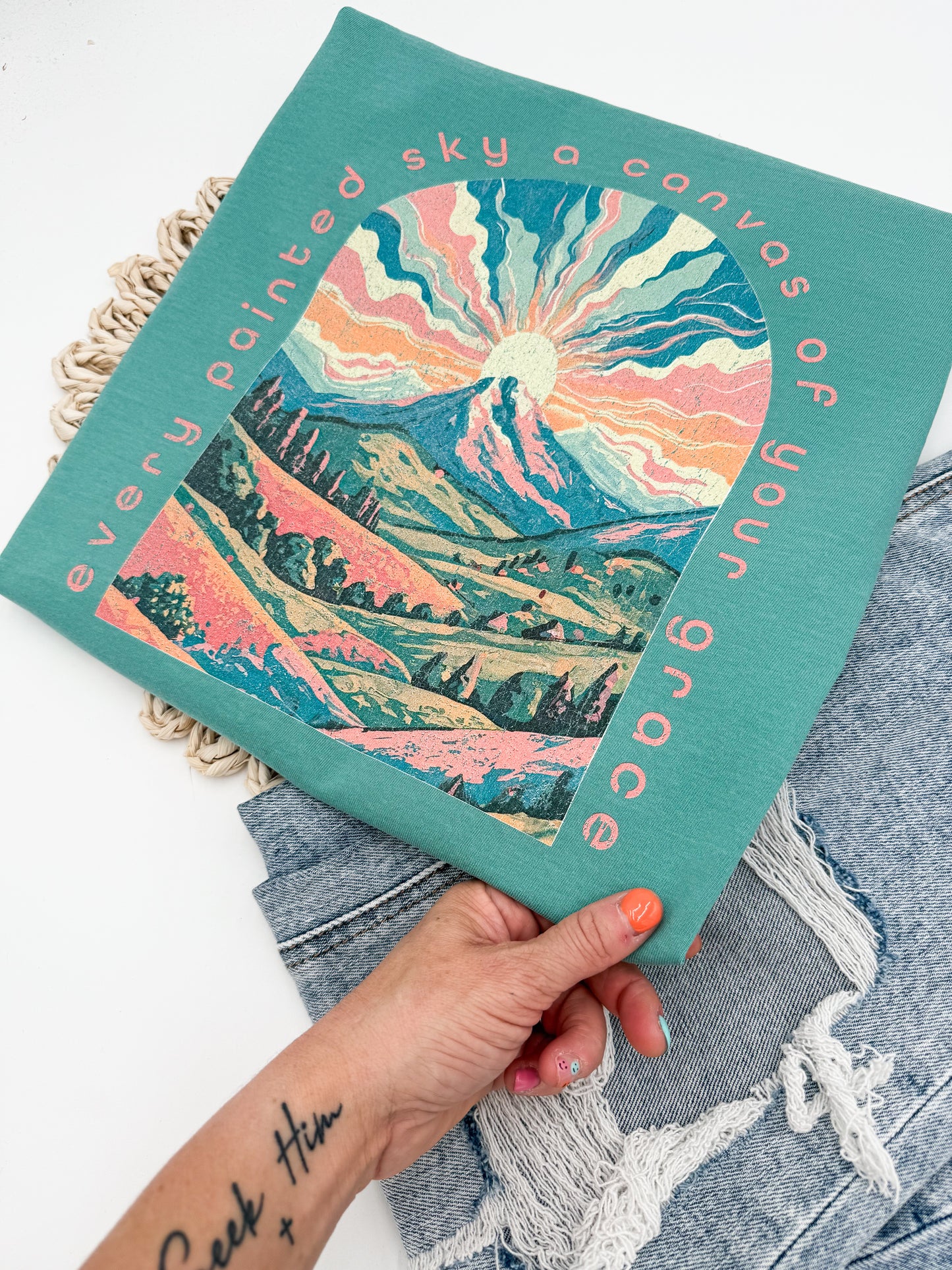 Every painted sky a canvas of His Grace