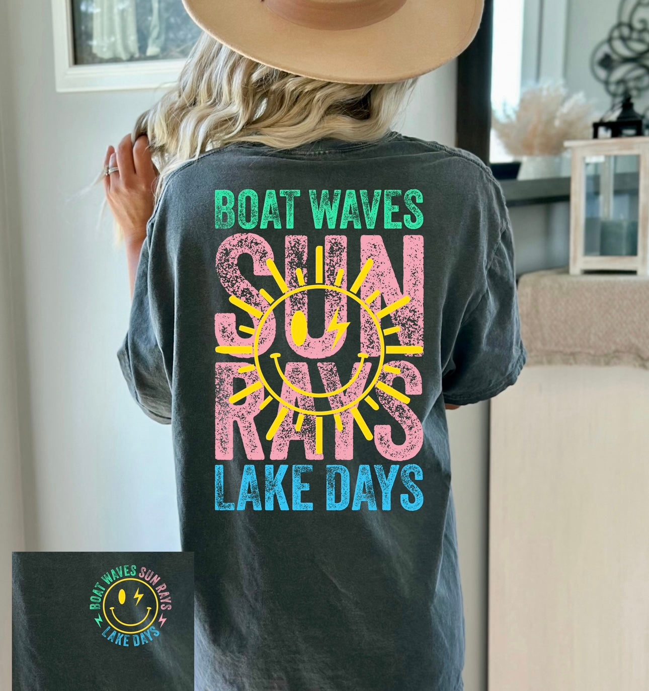 Boat Waves, Sun Rays, Lake Days