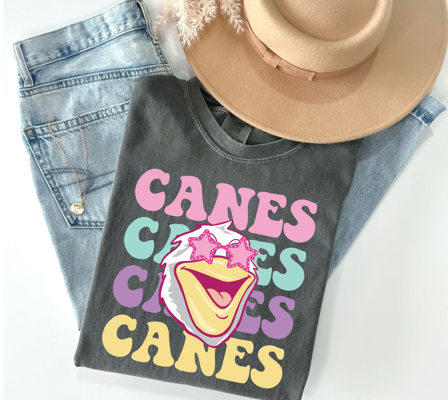 Canes Colorful Caniac Tee