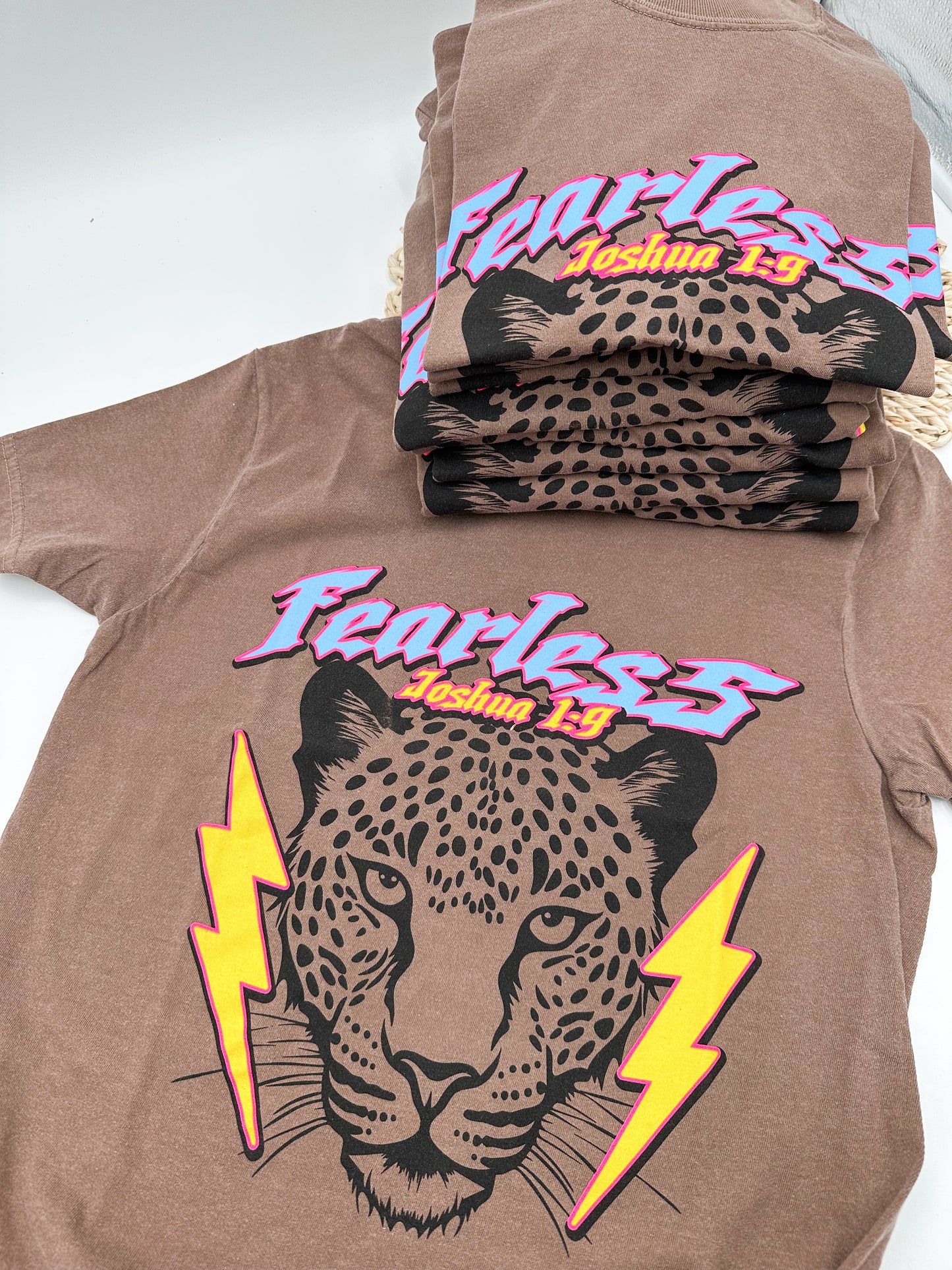 Fearless Espresso Comfort Color tee