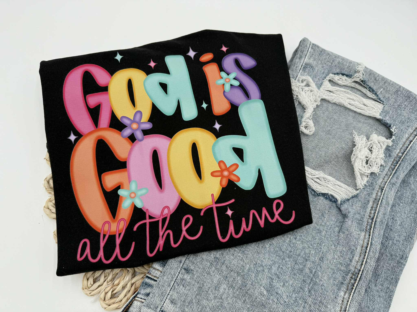 God Is Good All The Time (Pastel Colors)