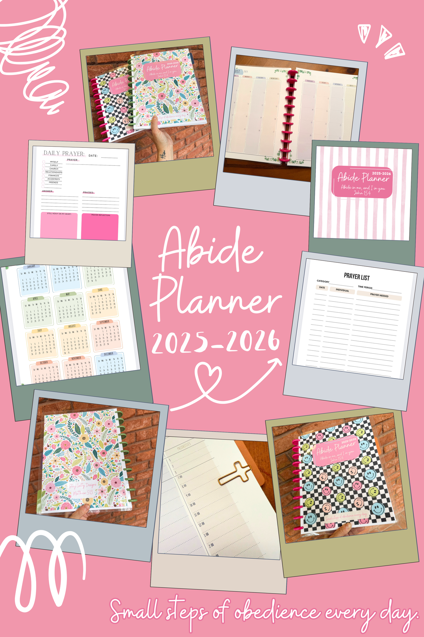 Abide Planner 12 Month or 18 month Option