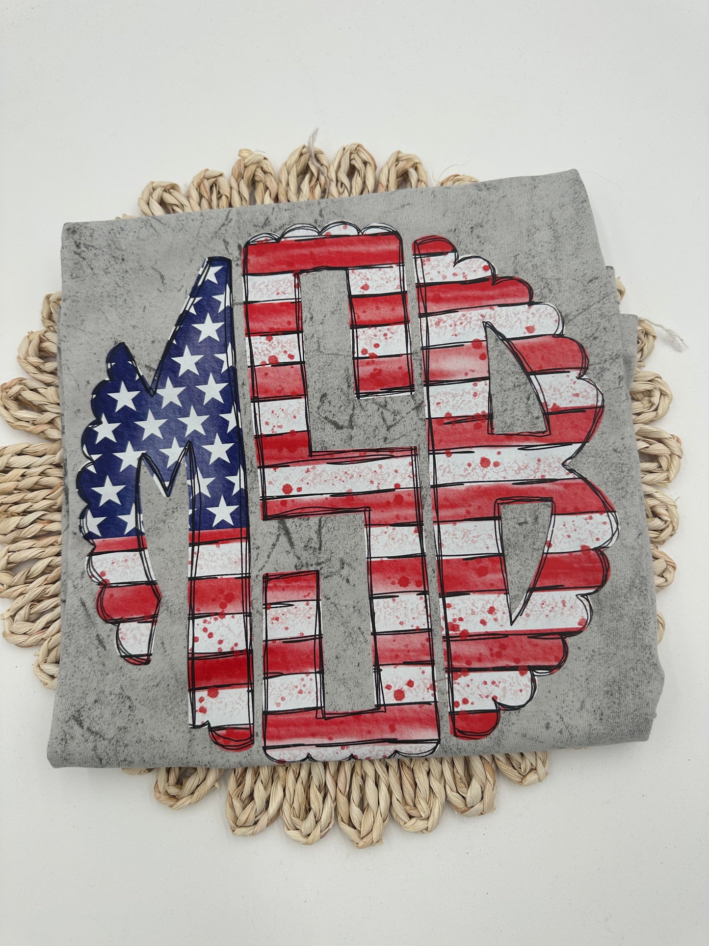 Flag monogram
