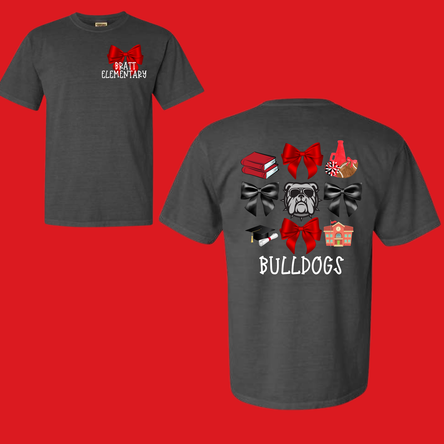 Bratt Elementary Bow Spirit Tee