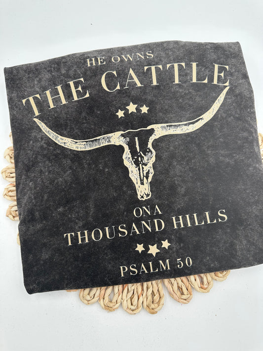 He owns the cattle on a thousand hills