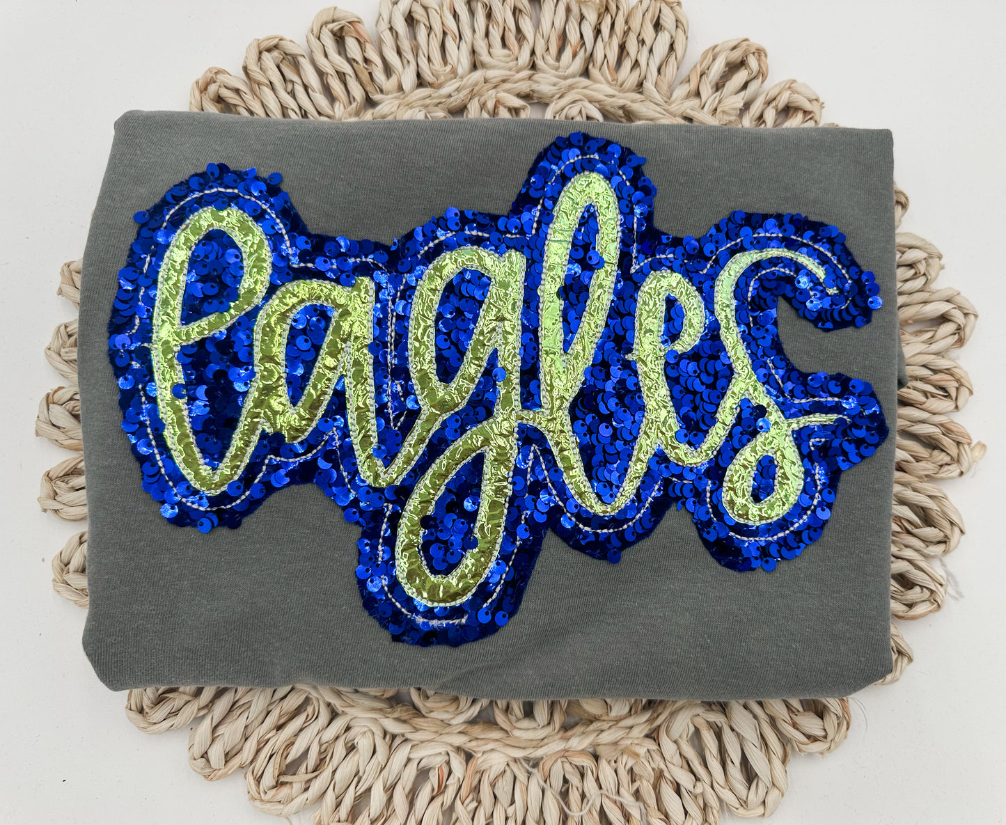 Custom Sequin Applique Comfort Colors Tee