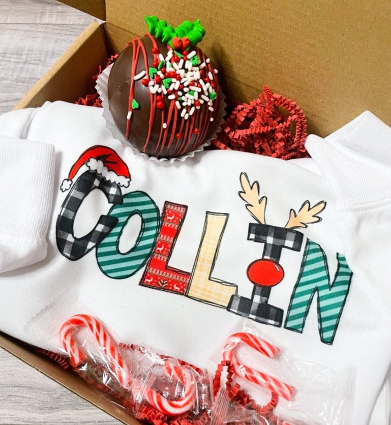 Christmas Name Tee (Tee ONLY- no other items included for this listing)