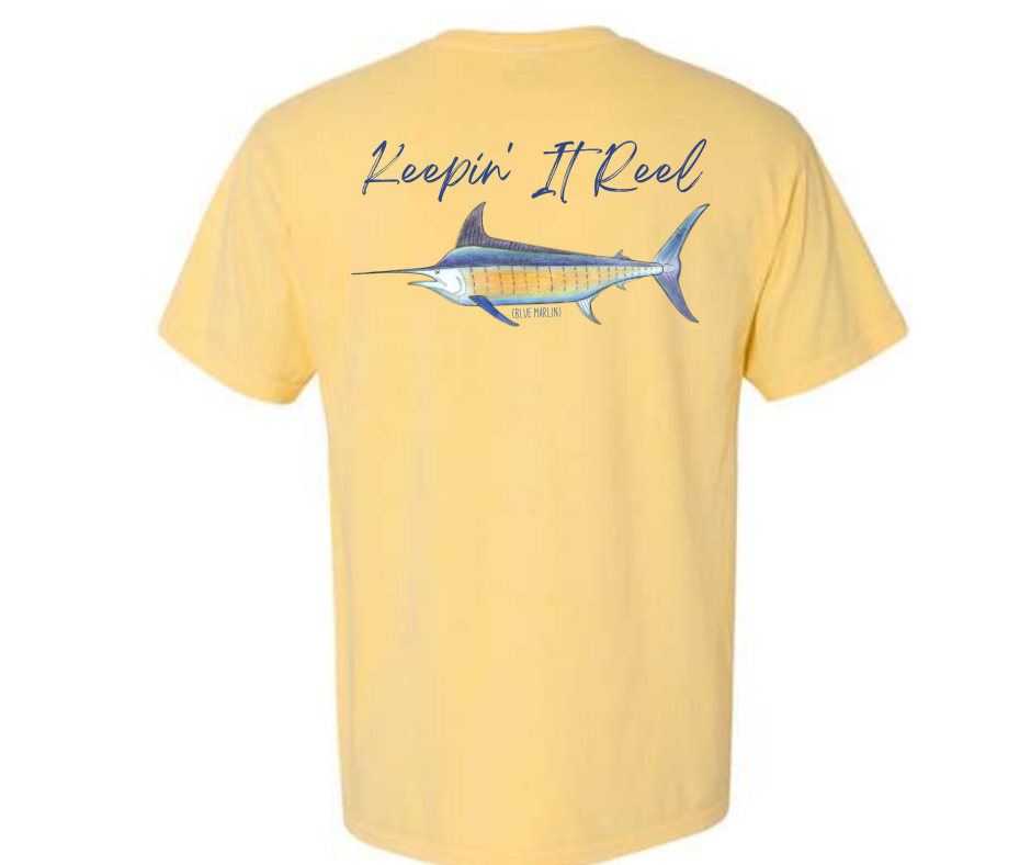 Keeping It Reel Back Print Only (Blue Marlin)