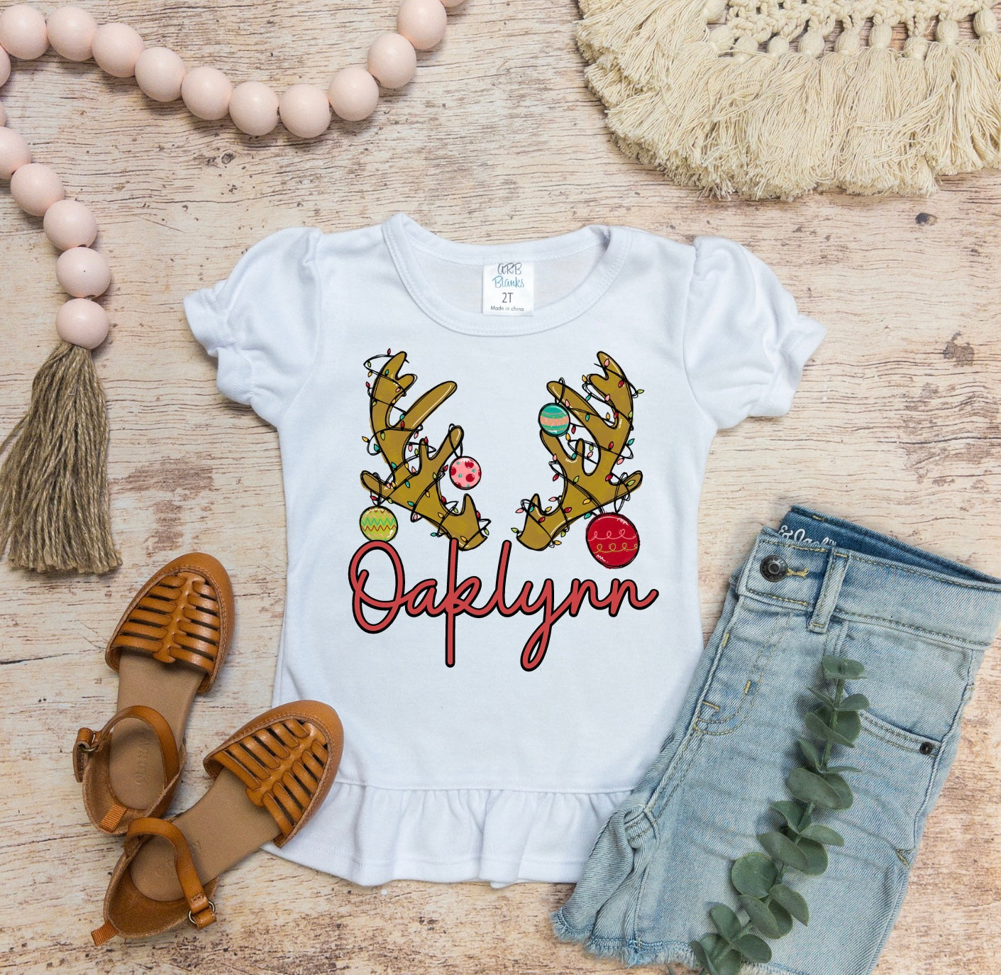 Antlers with Ornaments