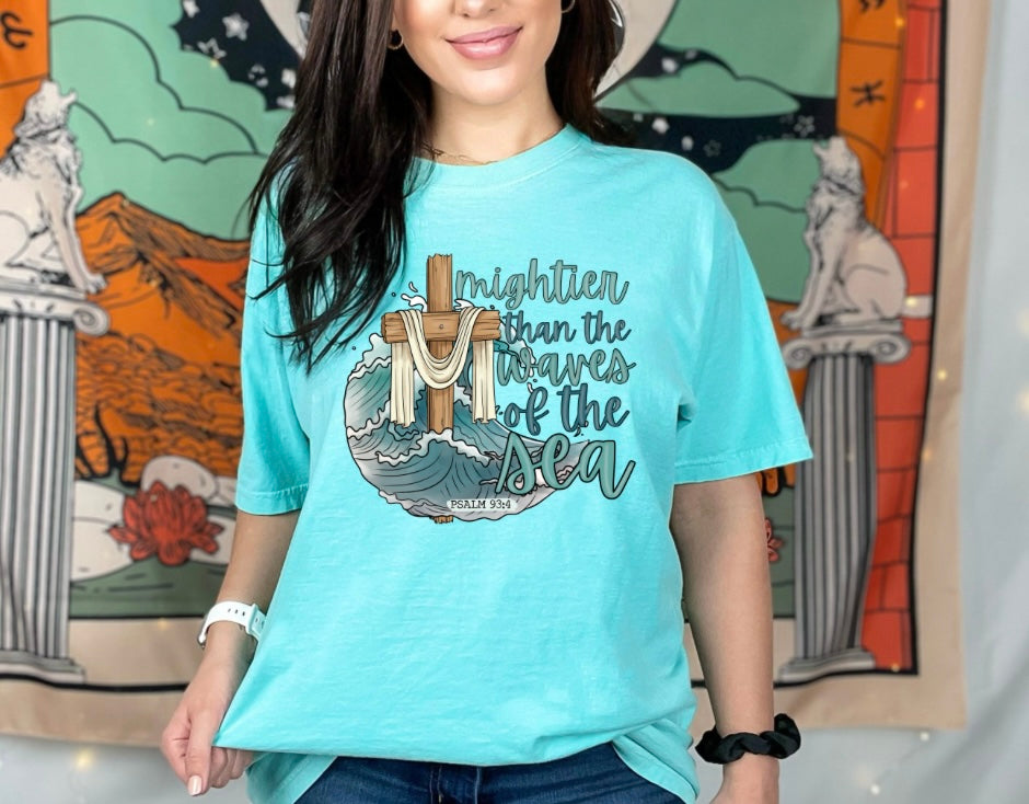 Mightier than the waves of the sea