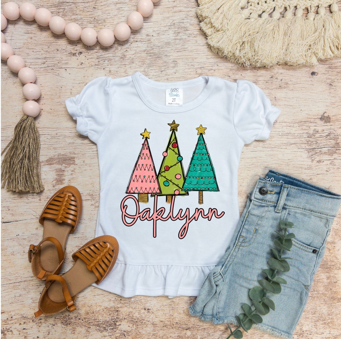 Colorful Christmas Trees