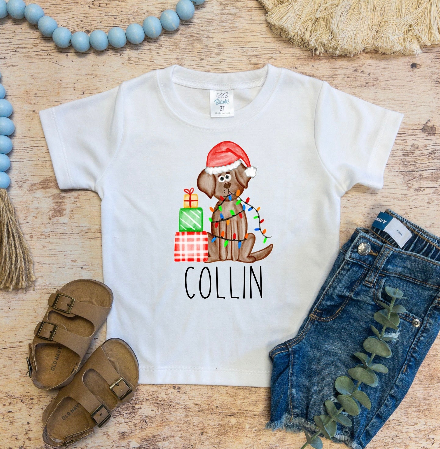 Christmas Puppy (Personalized)