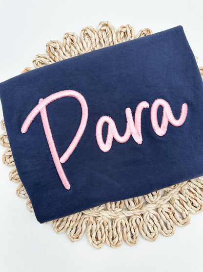 3D Puff Embroidery Tee