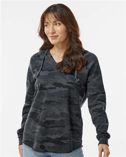 Women's V Neck Hoodie with Monogram
