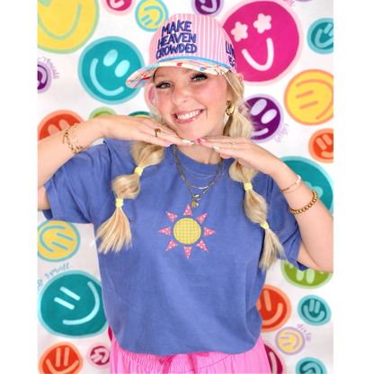Sun Patchwork Comfort Colors Tee