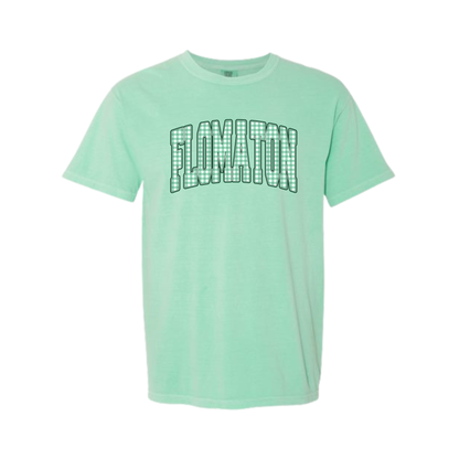 Flomaton Checkered Tee (Comfort Colors)
