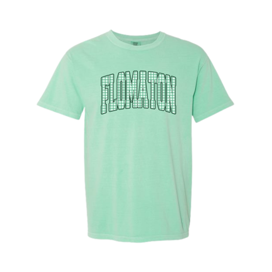 Flomaton Checkered Tee (Comfort Colors)