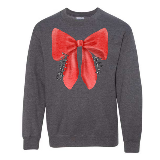 Wolves Big Bow Sweatshirt
