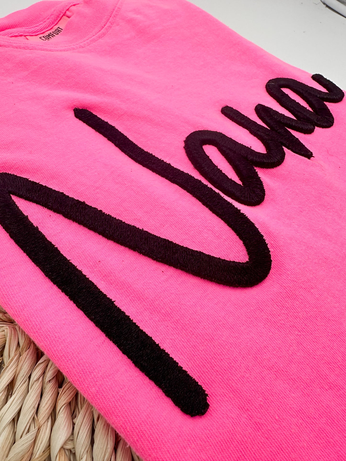 3D Puff Embroidery Tee
