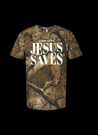 Camo Tee- Offered with 3 different sayings