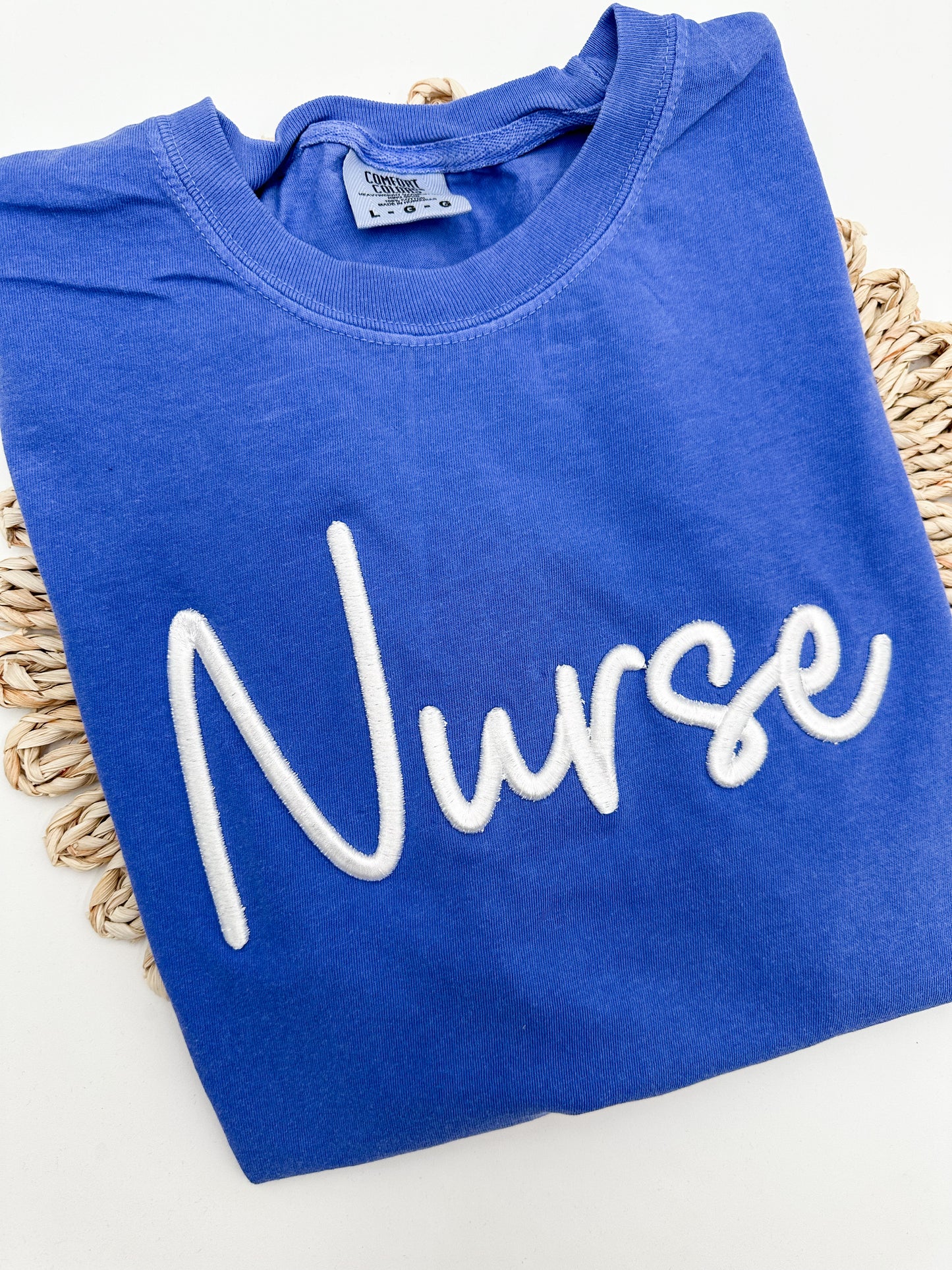 3D Puff Embroidery Tee