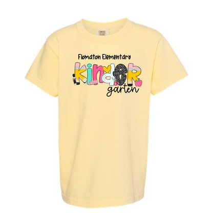 School letters Grade Tee Personalized FES