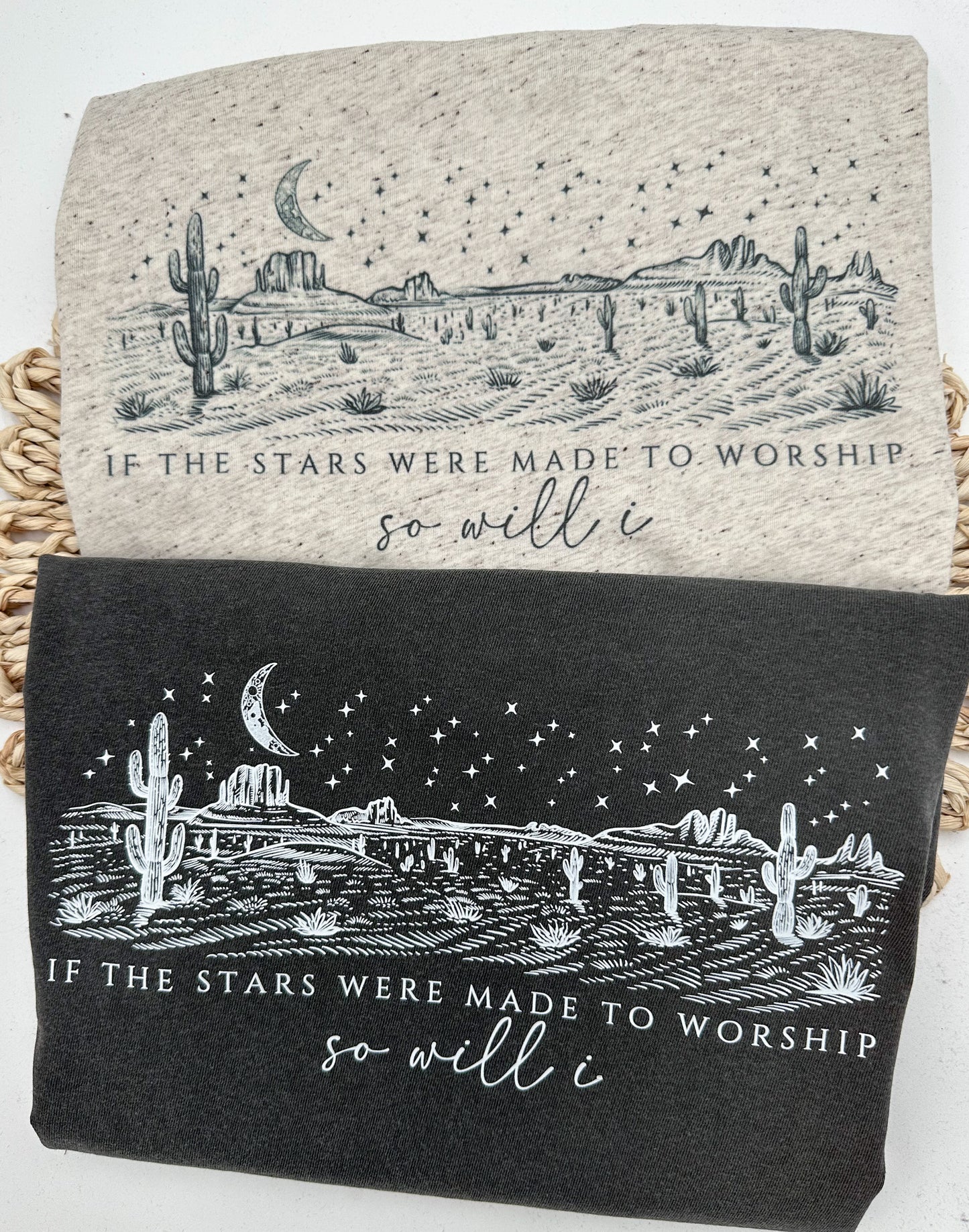If the stars were made to worship so will I
