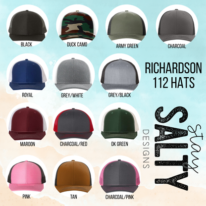 Richardson 112 Raised Embroidery- Custom Word (up to 5 letters)