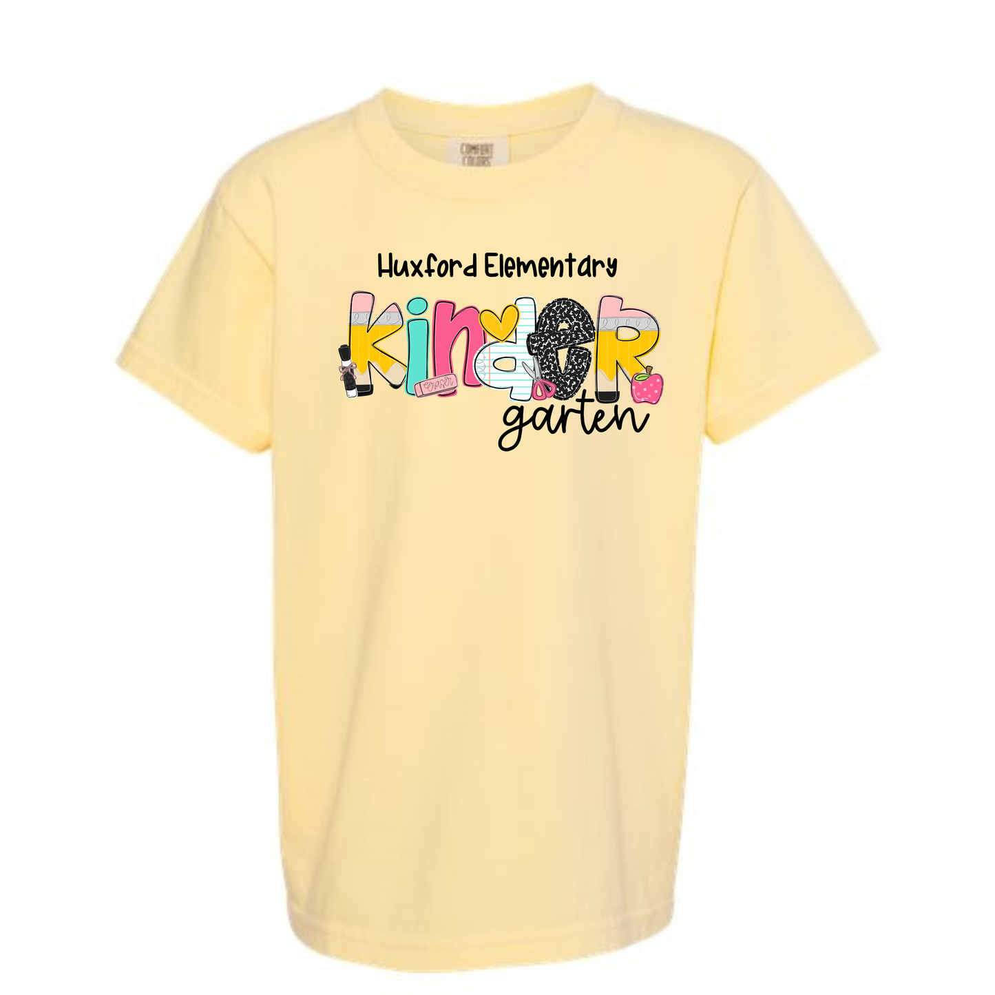 School Letters Grade Tee Personalized Huxford