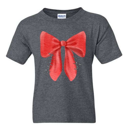 Wolves. Big Bow Tee