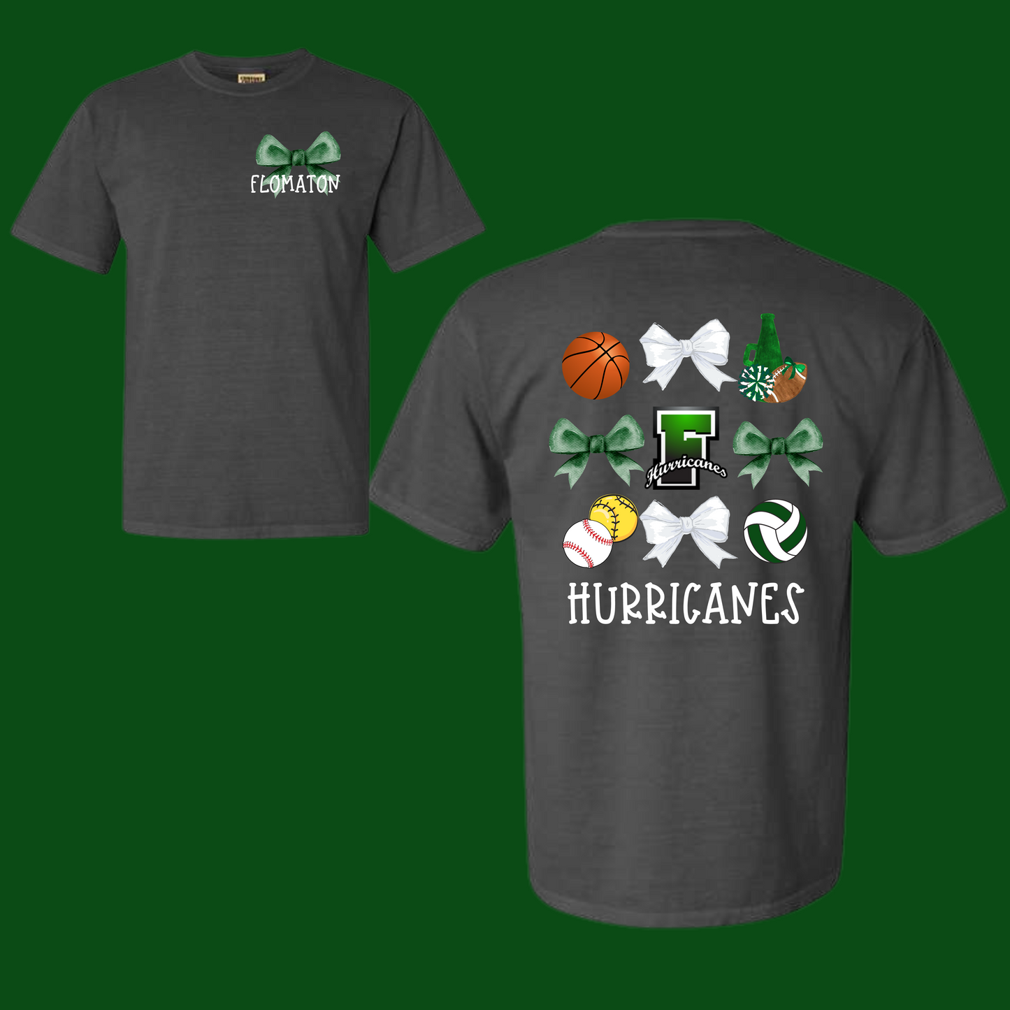 Flomaton Bow Spirit Tee (Comfort Colors Tee)