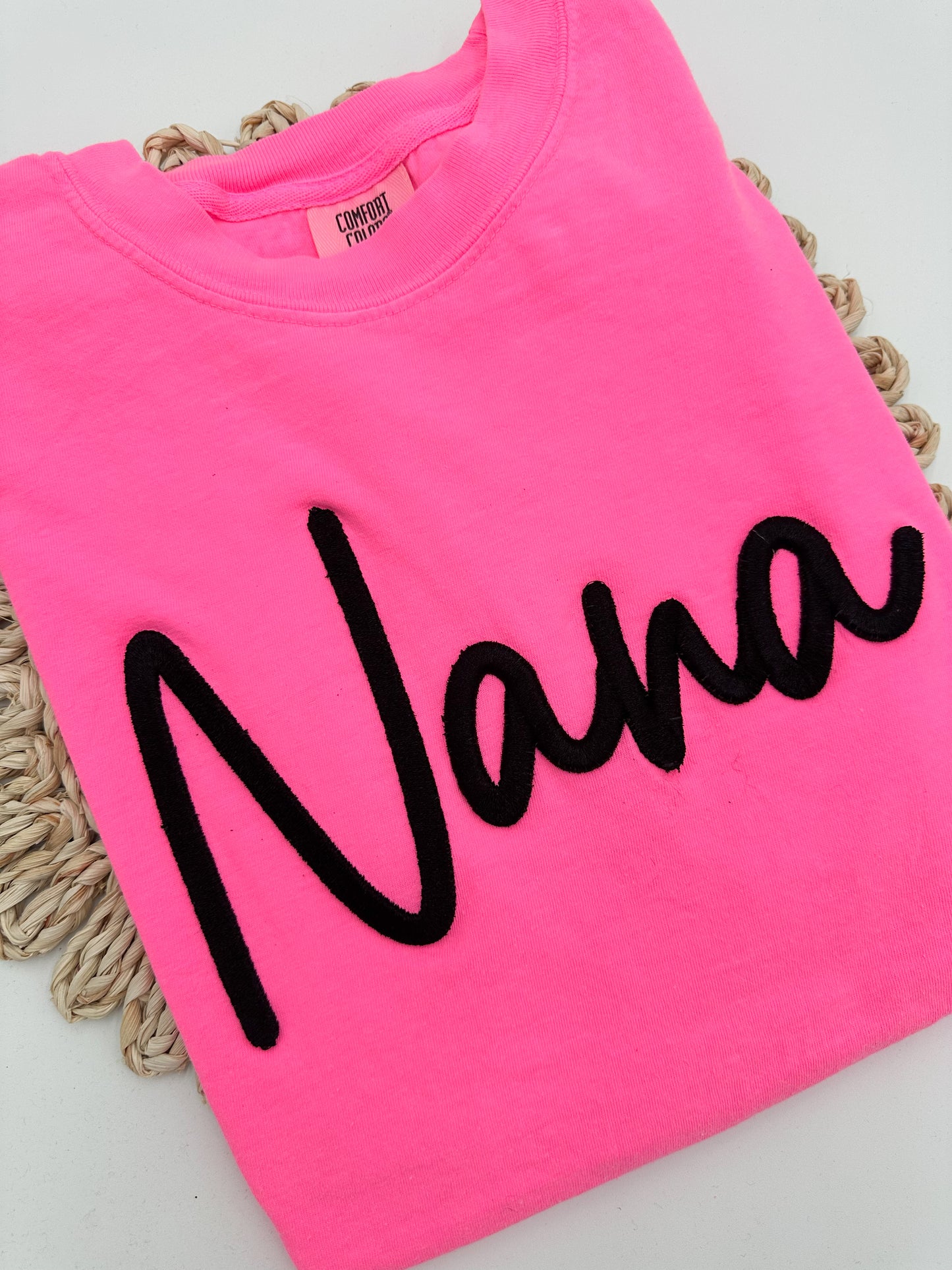 3D Puff Embroidery Tee