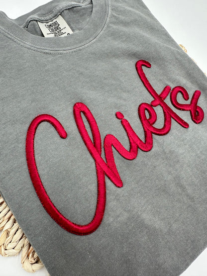 3D Puff Embroidery Tee